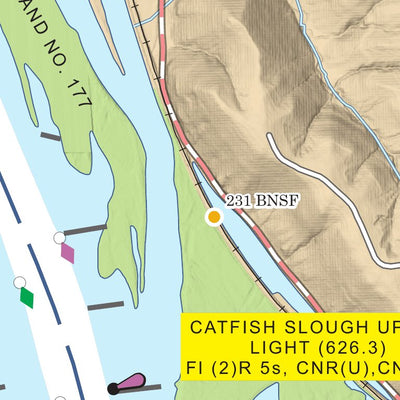 Chart 49 - Upper Mississippi River Miles 629-623 Preview 2
