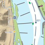 Chart 50 - Upper Mississippi River Miles 624-618 Preview 2