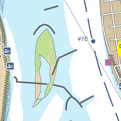 Chart 86 - Upper Mississippi River Miles 419-413 Preview 2