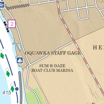 Chart 86 - Upper Mississippi River Miles 419-413 Preview 3