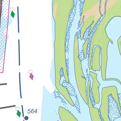 Chart 60 - Upper Mississippi River Miles 567-562 Preview 2