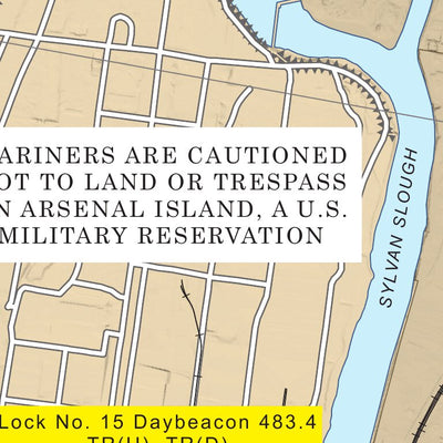 Chart 74 - Upper Mississippi River Miles 486-481 Preview 2