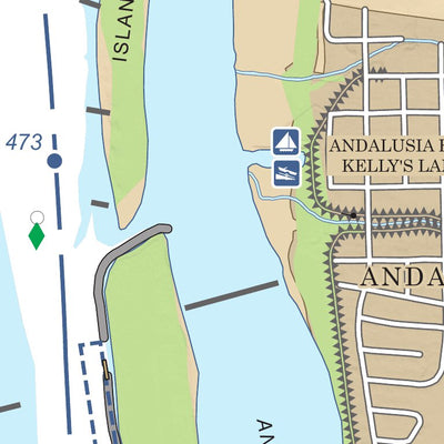 Chart 76 - Upper Mississippi River Miles 475-470 Preview 2