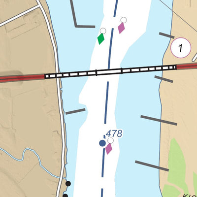 Chart 75 - Upper Mississippi River Miles 481-475 Preview 2