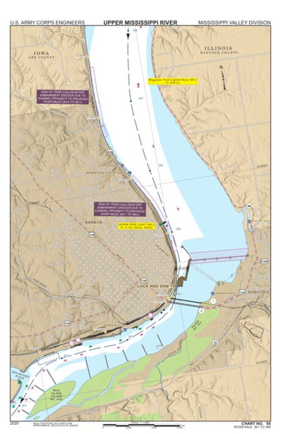 Chart 95 - Upper Mississippi River Miles 368-361 Preview 1