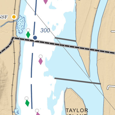 Chart 106 - Upper Mississippi River Miles 302-297 Preview 2