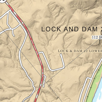 Chart 106 - Upper Mississippi River Miles 302-297 Preview 3