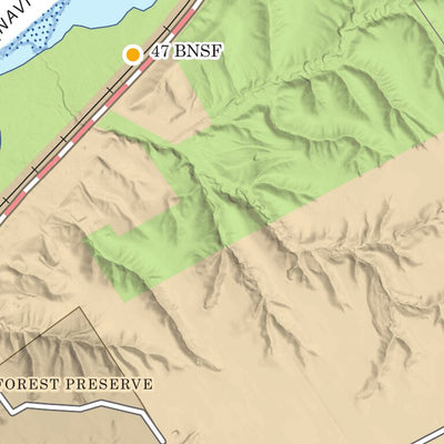 Chart 72 - Upper Mississippi River Miles 499-493 Preview 3