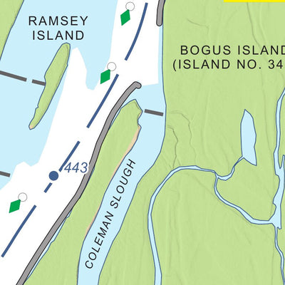 Chart 81 - Upper Mississippi River Miles 446-439 Preview 2
