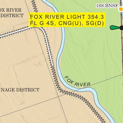 Chart 97 - Upper Mississippi River Miles 355-350 Preview 3