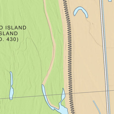 Chart 102 - Upper Mississippi River Miles 326-320 Preview 2