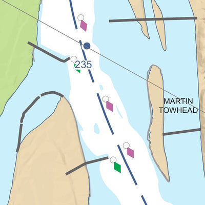 Chart 117 - Upper Mississippi River Miles 237-231 Preview 2