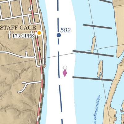 Chart 71 - Upper Mississippi River Miles 504-499 Preview 2