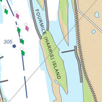 Chart 105 - Upper Mississippi River Miles 307-302 Preview 2
