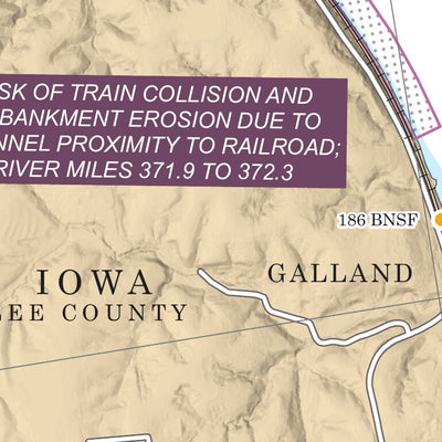 Chart 94 - Upper Mississippi River Miles 374-368 Preview 3