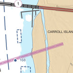 Chart 128 - Upper Mississippi River Miles 171-165 Preview 2