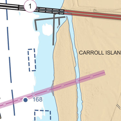 Chart 128 - Upper Mississippi River Miles 171-165 Preview 2