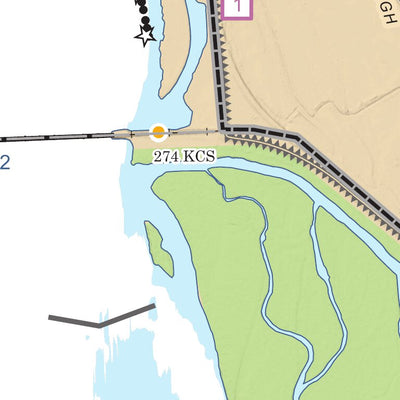 Chart 109 - Upper Mississippi River Miles 284-278 Preview 2