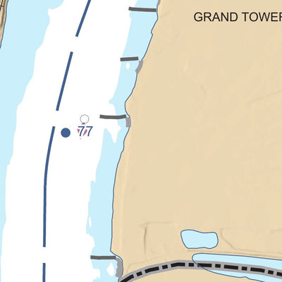 Chart 143 - Upper Mississippi River Miles 079-073 Preview 2