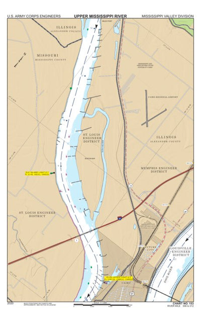 Chart 153 - Upper Mississippi River Miles 012-006 Preview 1