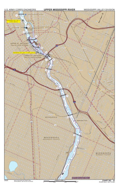 Chart 10 - Upper Mississippi River Miles 855-849 Preview 1