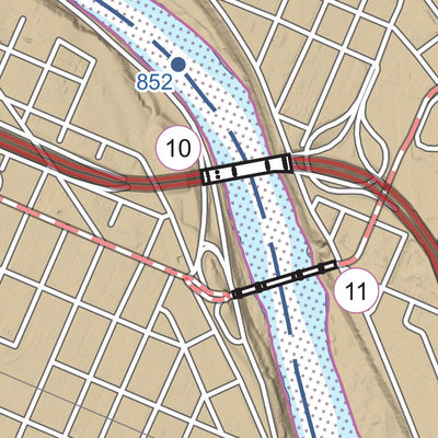 Chart 10 - Upper Mississippi River Miles 855-849 Preview 2