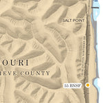 Chart 134 - Upper Mississippi River Miles 136-130 Preview 3