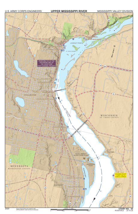 Chart 4 - St Croix River Miles 26-20 Preview 1