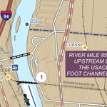 Chart 9 - Upper Mississippi River Miles 860-855 Preview 2