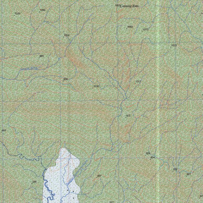 Gunung Rita (2915-14) Map by Badan Informasi Geospasial | Avenza Maps