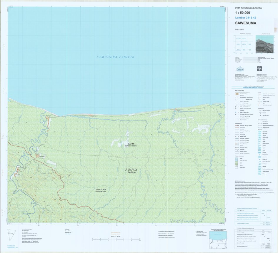 Sawesuma (3313-53) Map by Badan Informasi Geospasial | Avenza Maps