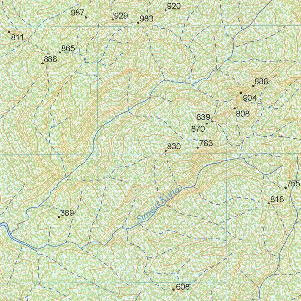 Sungai Kreese (3313-14) Map by Badan Informasi Geospasial | Avenza Maps