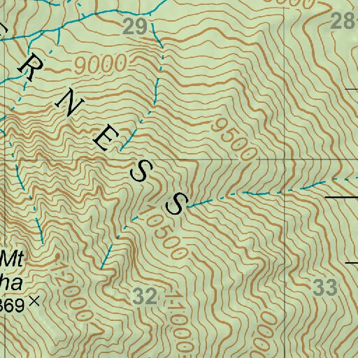 Split Mountain Map by US Forest Service R5 | Avenza Maps
