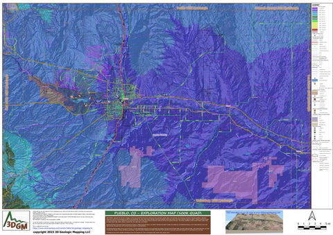 Pueblo, CO Exploration Map for Sightseeing Preview 1