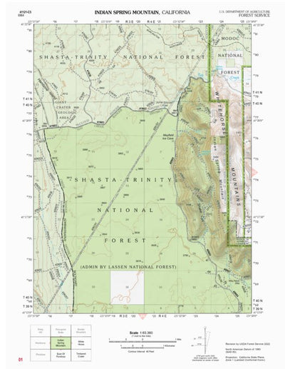 Indian Spring Mountain (Lassen Atlas) Preview 1