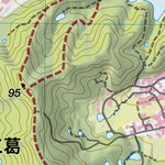Nagusa-yama 名草山 Hiking Map (Kansai, Japan) 1:15,000 Preview 2