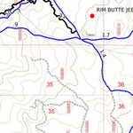 Central Oregon SxS Where to Ride 6 Mile Sno-Park to Paisley Map #2 Preview 2