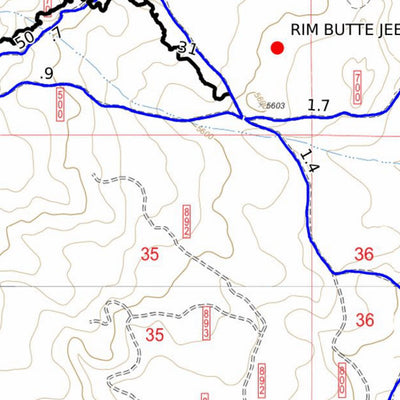 Central Oregon SxS Where to Ride 6 Mile Sno-Park to Paisley Map #2 Preview 2