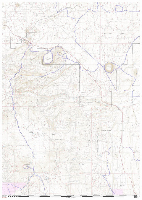 Central Oregon SxS Where to Ride 6 Mile Sno-Park to Paisley Map #3 Preview 1