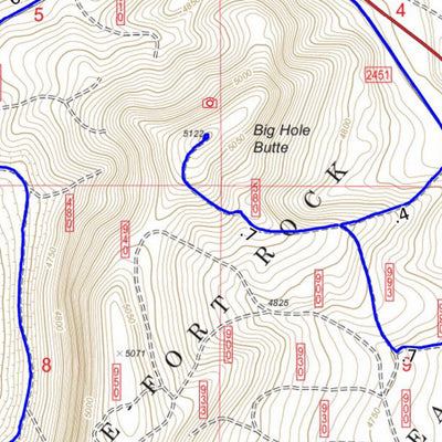 Central Oregon SxS Where to Ride 6 Mile Sno-Park to Paisley Map #3 Preview 3