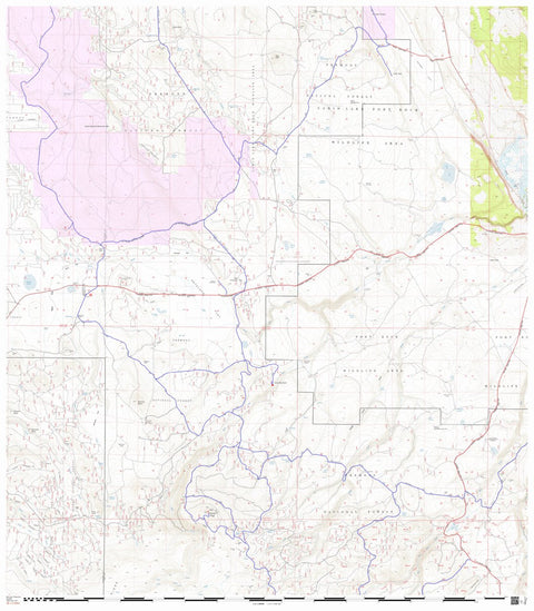 Central Oregon SxS Where to Ride 6 Mile Sno-Park to Paisley Map #5 Preview 1