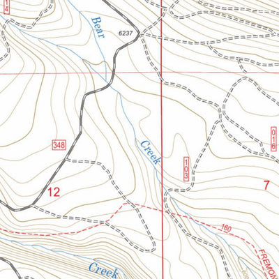 Central Oregon SxS Where to Ride 6 Mile Sno-Park to Paisley Map #10 Preview 2