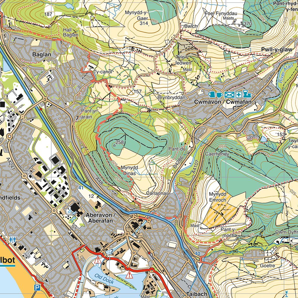 Wales Coast Path 4 - Llanelli to Chepstow Map by HARVEY Maps | Avenza Maps