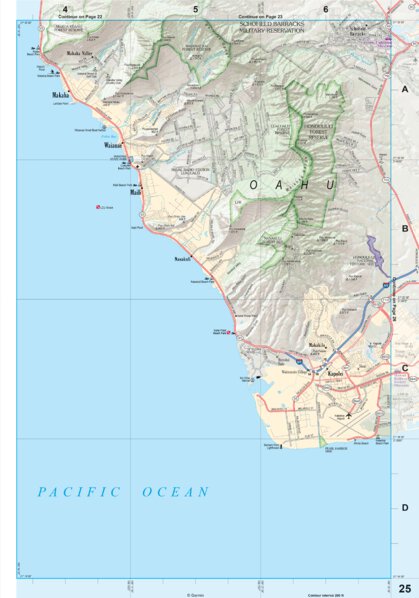 Hawaii Atlas & Gazetteer Page 25 Preview 1