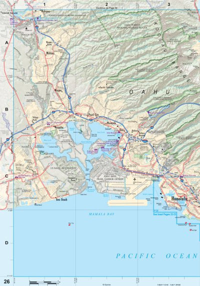 Hawaii Atlas & Gazetteer Page 26 Preview 1