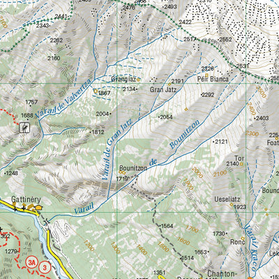 AVP07 Alta Via 1 Valle Aosta Est 1:25.000 Preview 3