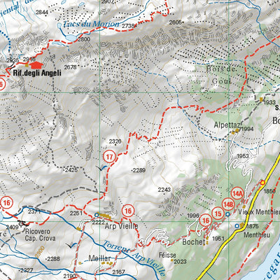 AVP08 Alta Via 2 Valle Aosta Ovest 1:25.000 Preview 3