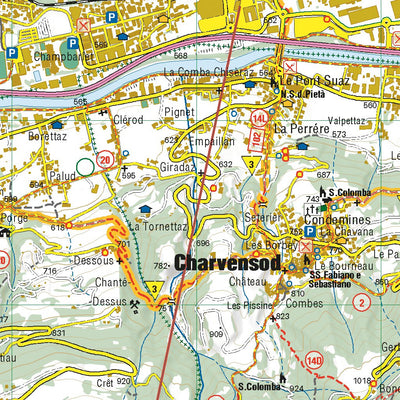 AVP09 Cammino Balteo Ovest 1:25.000 Preview 2
