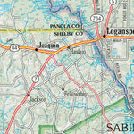 Louisiana Atlas & Gazetteer Page 18 Preview 3