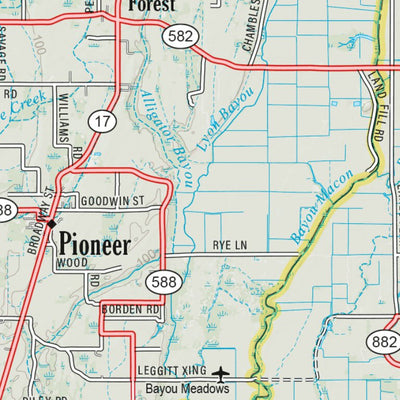 Louisiana Atlas & Gazetteer Page 15 Preview 2